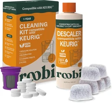 Keurig Compatible Descaling Solution & Cleaning Kit. Includes 1 Bottle of Keurig