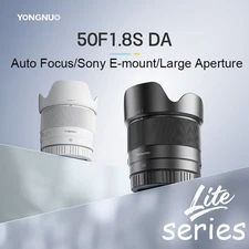 Yongnuo 50mm F1.8 DA Lite APS-C Large Aperture Auto Focus Lens for E/X/Z Mount