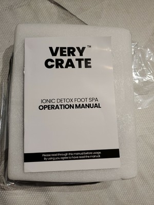 VERY CRATE Ionic Foot Detox Spa -  Plug US