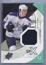 2010-11 UPPER DECK SPX KYLE CLIFFORD UD RC JERSEY ROOKIE SP /799 #159 KINGS