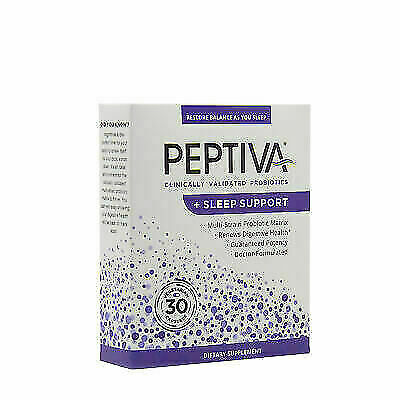 3 Peptiva 26 Billion Multi-Strain Probiotic and Sleep Support 30 Capsules 3 pk
