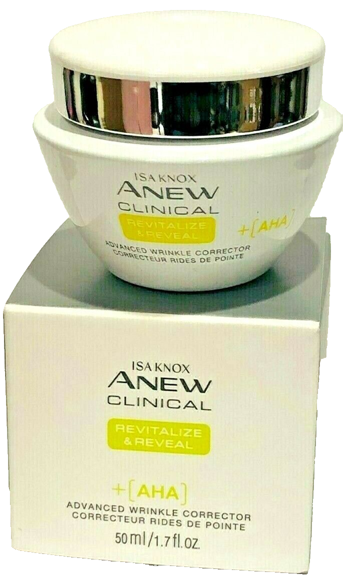 AVON ISA KNOX ANEW CLINICAL ADVANCED WRINKLE CORRECTOR, WITH BOX