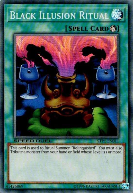 Black Illusion Ritual STP1-EN011 Speed Duel Tournament Pack 1 Unlimited ...