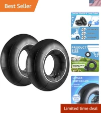 Replacement 20x8.00-8 Lawn and Garden Inner Tubes - Maximum Durability Pack of 2