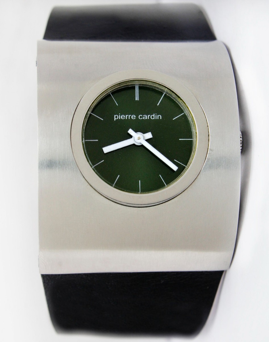 PIERRE CARDIN JAEGER Curved Driver's Watch Steel Men's 70s
