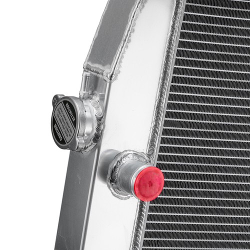 Radiador de aluminio de 3 filas para Jeep Willys 1955/1959-1971 Jeep CJ3 CJ5 CJ6 MT - Imagen 4 de 7