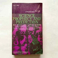Science, Prophecy and Prediction - by Richard Lewinsohn - Vintage Paperback Book