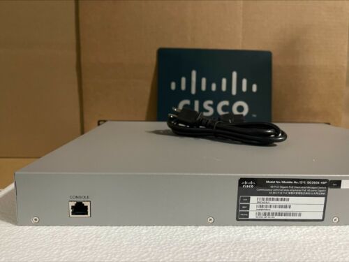 Cisco SG350X-48P-K9 48 port Gigabit Poe Stackable Network Switch - Picture 7 of 10