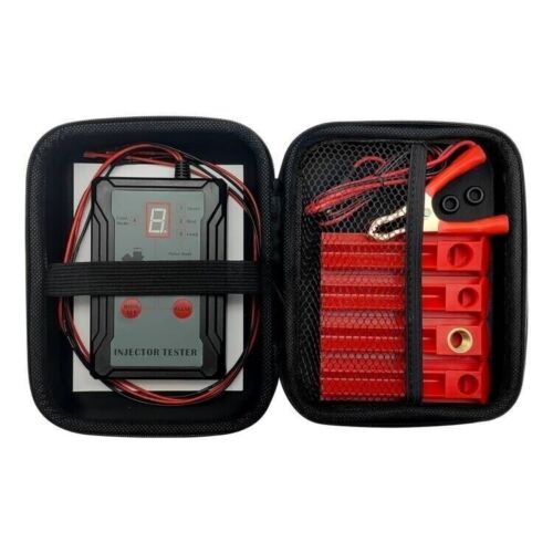 Universal Fuel Injector Tester Cleaner & Adapter DIY Cleaning Tools Kit Red Set - Picture 3 of 18
