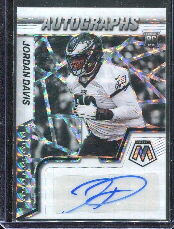 2022 Panini Mosaic - Rookie Autographs Mosaic #RAM-JDA Jordan Davis RC Eagles