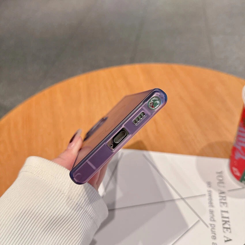 Funda Carcasa TPU Acero Para Samsung Galaxy S24 S23 Ultra S22 Translucencia Magnética Foto 4 de 4