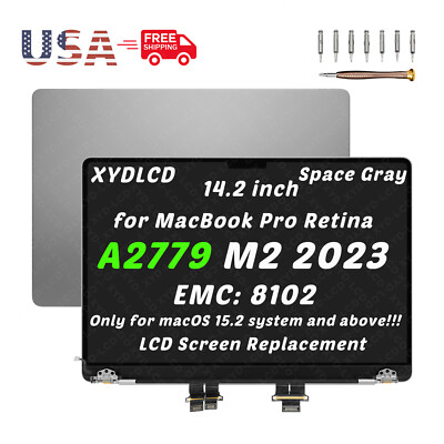 14'' for MacBook Pro A2992 2023 EMC 8407 FRX54LL/A FRX63LL/A LCD Screen Assembly