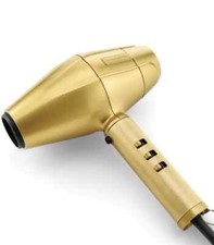 BaByliss PRO GOLDFX GOLD Hair Dryer With 3 Attachments NEW FXBDG1
