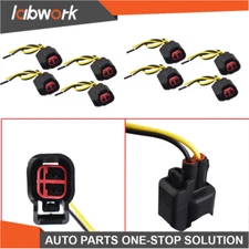 Labwork 8Pcs Fuel Injector Connector Pigtail Harness For Dodge LS2 LS3 EV6 EV14