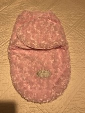 Blankets and Beyond Pink Minky Rose Swirl Swaddler Swaddle Sack Blanket