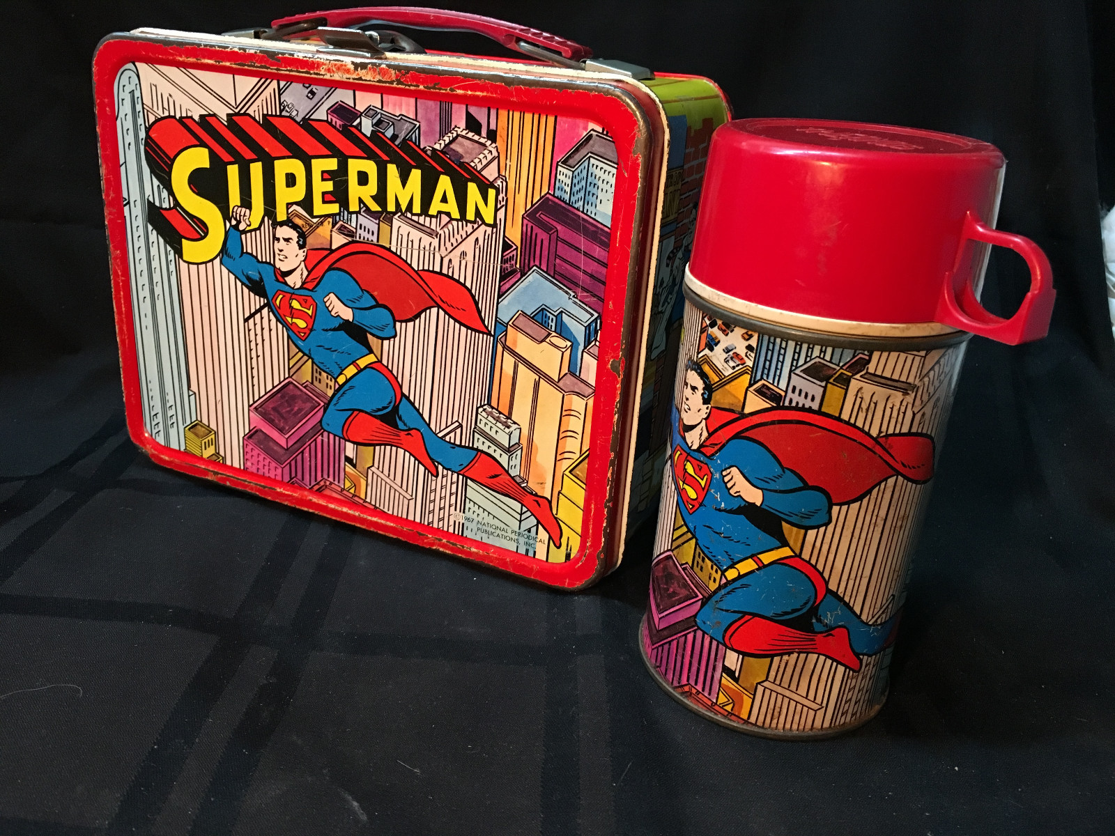 1967 superman lunch box
