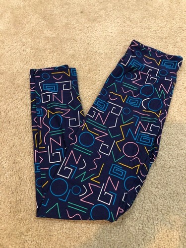 LulaRoe Leggings Navy Blue w 