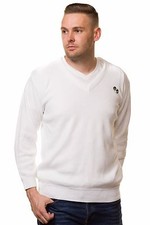 Men’s Bowling Golf White Jumpers Sweaters Tops  Bowl Logo Size S to 5XL