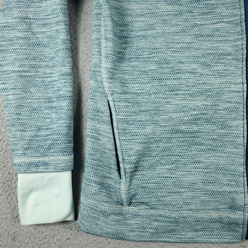 Puma куртка женщин размер XL синий полный молнии трек свитер - Изображение 3 из 4