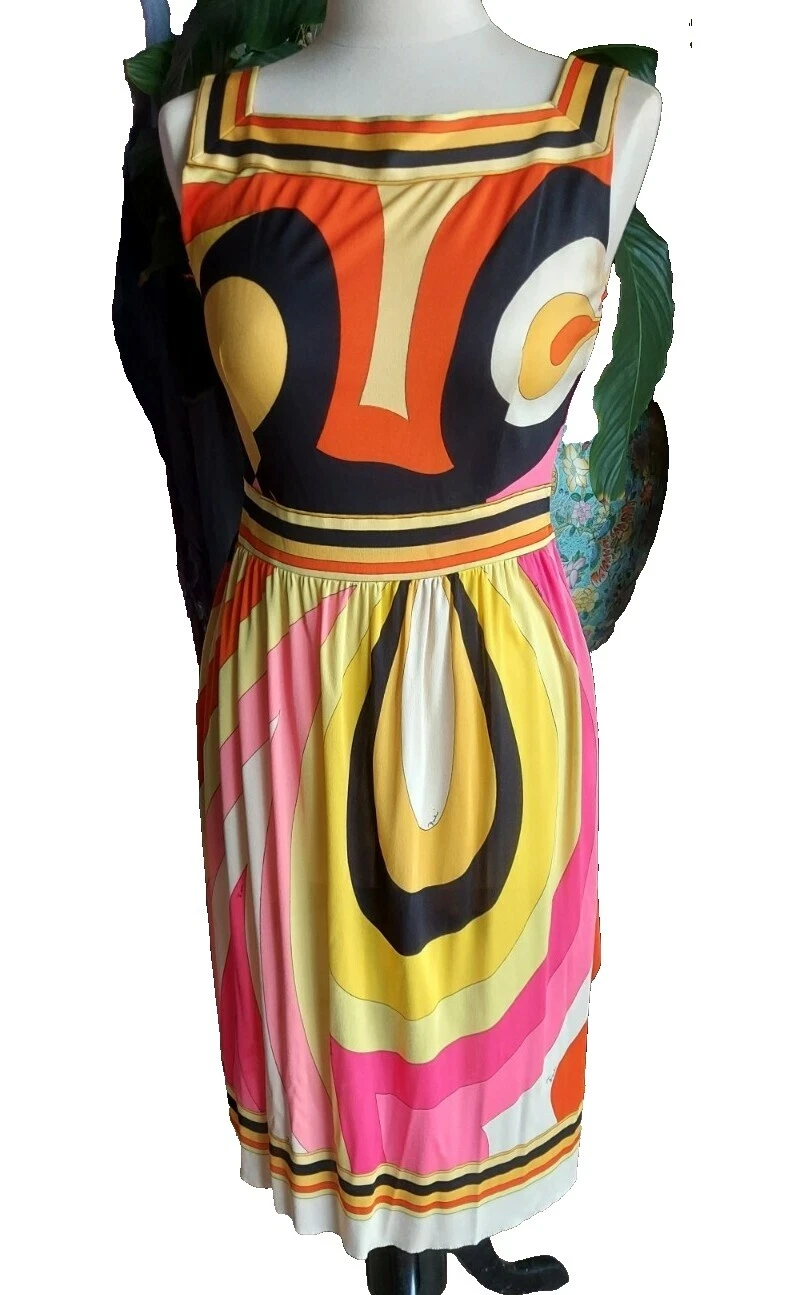 Pucci Original 100% Silk Vintage Dresses for Women