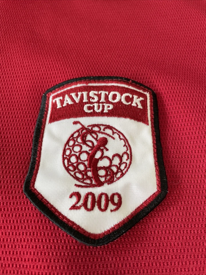 Red 1/4 Zip Pullover 2009 Tavistock Cup By Red Jacket Shirt - Image 3 of 4