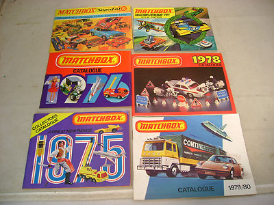 m*y様 OshKosh 他色々アンティークパンフレットセット 6 MATCHBOX LESNEY COLLECTOR CATALOGUE CATALOGS 1970 1973 1975 1976