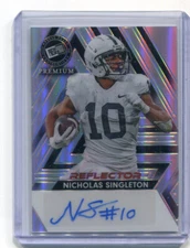 NICHOLAS NICK SINGLETON 2024 Press Pass Silver REFLECTOR AUTO #BA-NS1 PSU #d/25