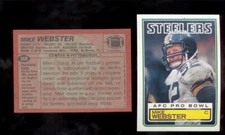 1983 Topps MIKE WEBSTER Pittsburgh Steelers Card