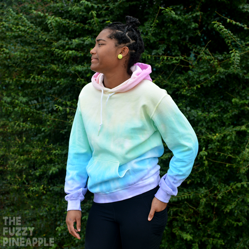 Pastel Rainbow Stripe Block Tie Dye Hoodie S M L XL 2XL 3XL 4XL 5XL Plus  Size | eBay