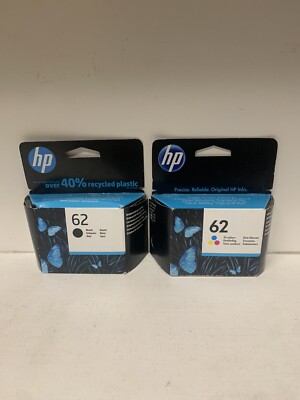 2 x Original Patrone HP62 C2P04AE C2P06AE SET Schwarz Color 5540e series