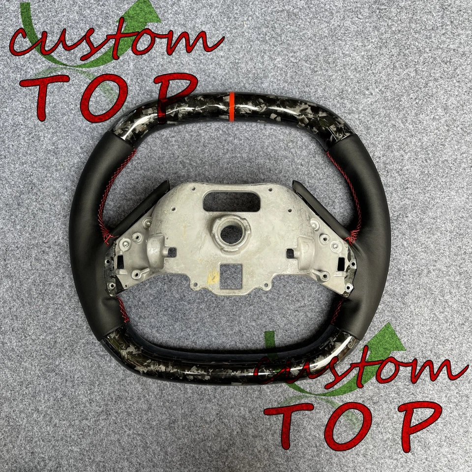 Fit For Chevrolet Corvette C8 2020- 2022 - 2025 Real Carbon Fiber Steering Wheel - Image 4 of 4