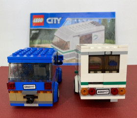 Lego 2017 ☆ City ☆ Recreation - Van & Caravan Set #60117 - Retired