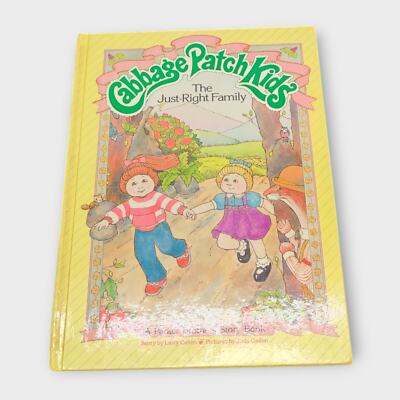 Vintage 1984 Cabbage Patch Kids The Just Right Family Hardcover Book