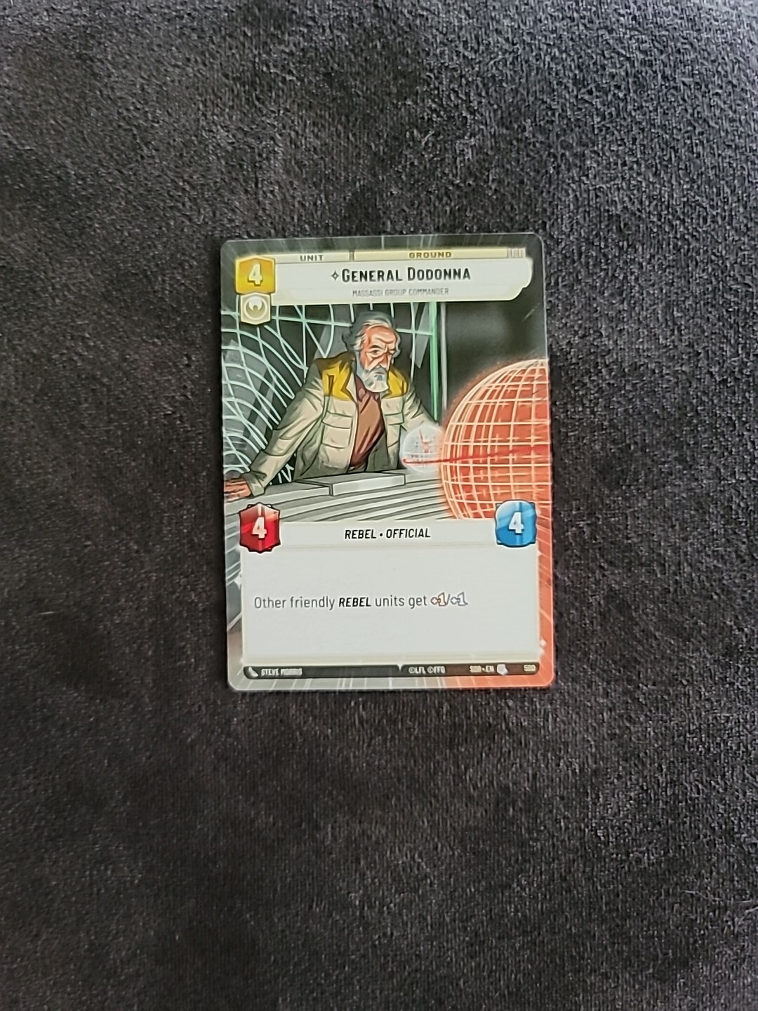 General Dodonna - Hyperspace - Star Wars Unlimited Spark Of Rebellion