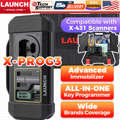 LAUNCH X431 X-PROG 3 Car Key Programmer Immobilizer Tool Smart Keys Remote IMMO