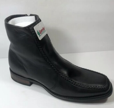 Laredo Richmond Men s Braided Moc Toe 7  Leather Boots