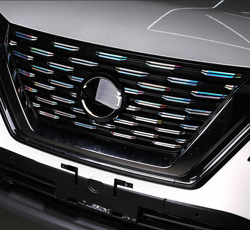 Pegatinas de color para Nissan Rogue 2021-2022 parrilla central cubierta embellecedor - Imagen 3 de 9