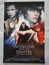 Póster de la película estilo Mondo serigrafía de Enzo Sciotti entrevista con el vampiro