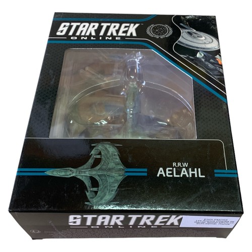 RRW Aelahl Star Trek Online Modell Metall Eaglemoss #13 ohne Magazin - Picture 3 of 3