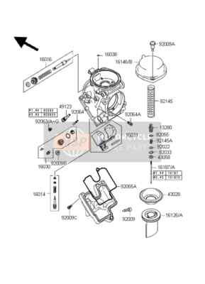 KAWASAKI ZX6R ZX-6R G CARB CARBURETTOR TOP CAP AS SHOWN X1