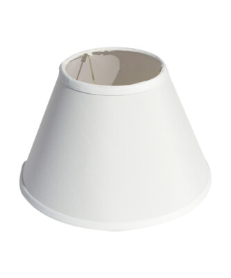 6x12x8 THREADED UNO Downbridge Lamp Shade White