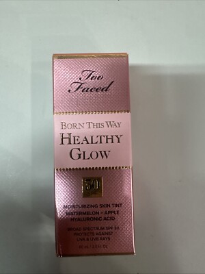 Too Faced Born This Way Healthy Glow Skin Tint Foundation SPF 30 2 Oz Chai