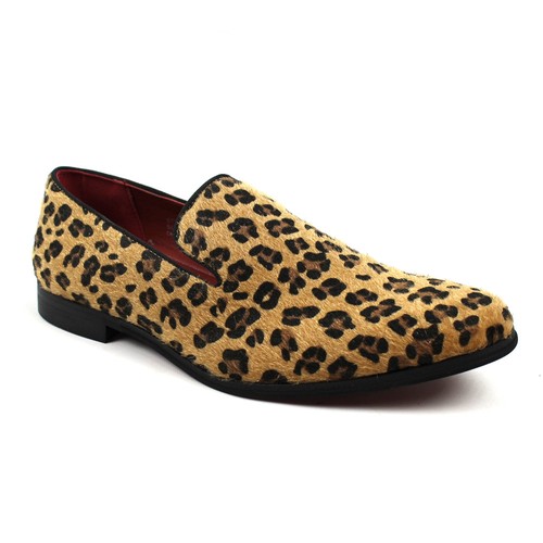 mens leopard print dress shoes