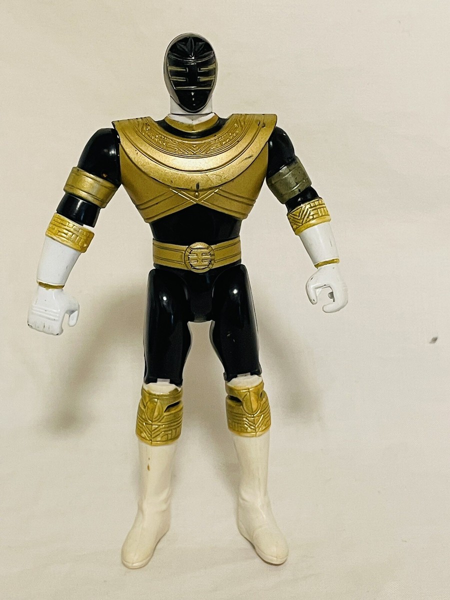 Power Rangers Zeo Black Gold Ranger Vintage Figure 1996 Bandai | eBay