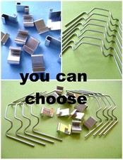 Greenhouse Glazing Glass Clips W + Z or Mixed Glass Fixing Clip choose from menu