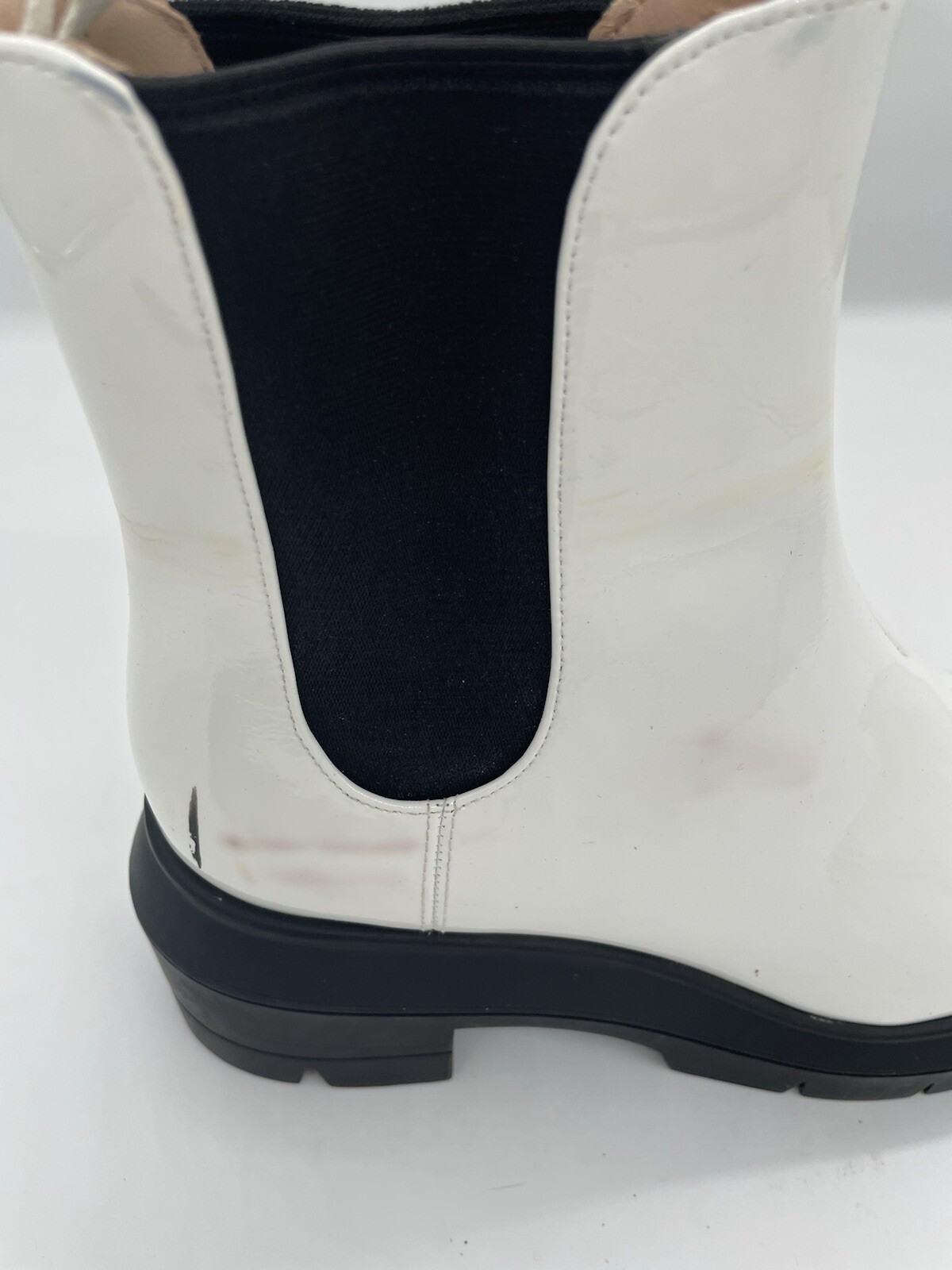 SAOLA Stivali donna Stuart Weitzman Norah in pelle verniciata suola a strappo misura 6 5