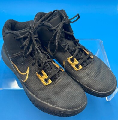  NIKE Kyrie Flytrap 4 Black Metallic Gold Men's Size 8.5