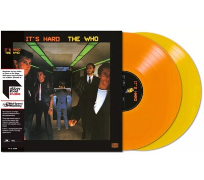 The Who It's Hard: 40th Anniversary Orange/Yellow Vinyl 2LP RSD 1/2 Speed Master
