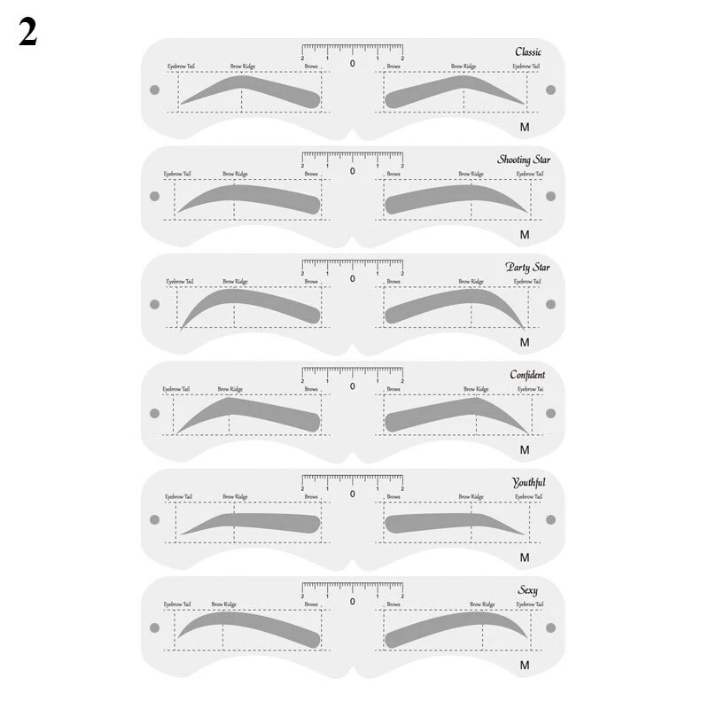 Printable Eyebrow Stencils Actual Size