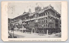 Postcard Strawbridge & Clothier Elks' Reunion Philadelphia's Foremost Store